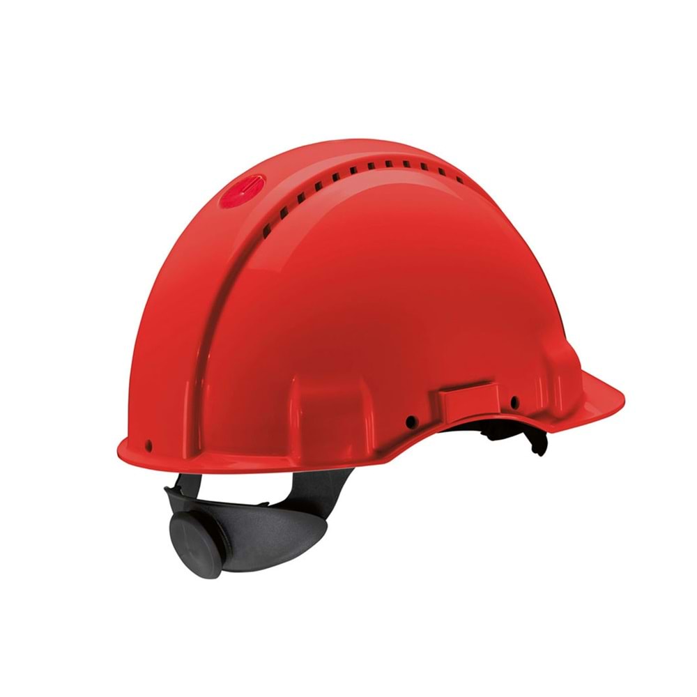 3M Baret Havalandırmalı Vidalı UV'li G3000NUV-VI - Kırmızı