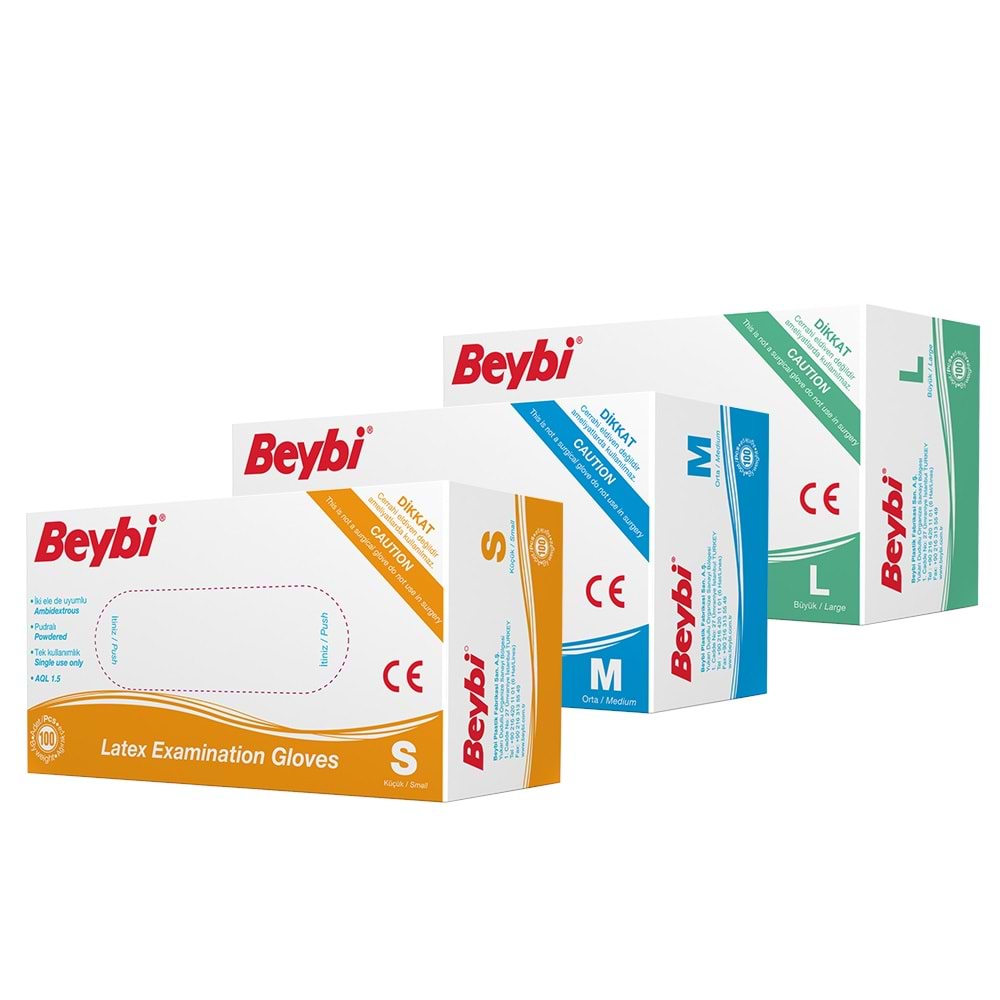 Beybi İş Eldiveni - Latex Pudralı - 9