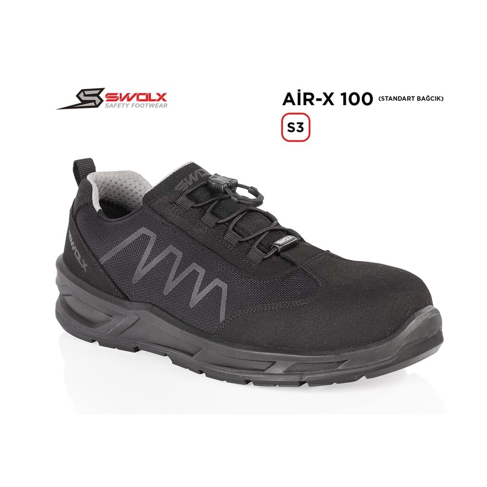 Swolx İş Ayakkabısı - Air-X Standart Bağcık 100 S3 - 43