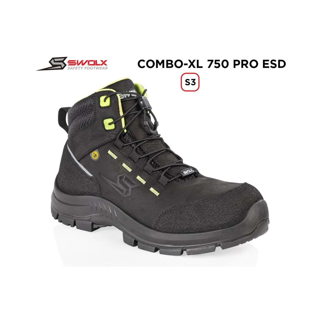 Swolx İş Ayakkabısı - Combo-XL Pro Esd 750 S3 - 47