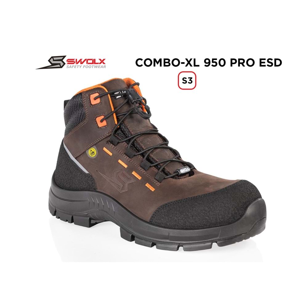 Swolx İş Ayakkabısı - Combo-XL Pro Esd 950 S3 - 36