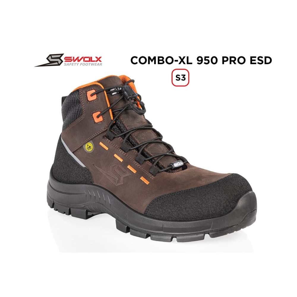 Swolx İş Ayakkabısı - Combo-XL Pro Esd 950 S3 - 42