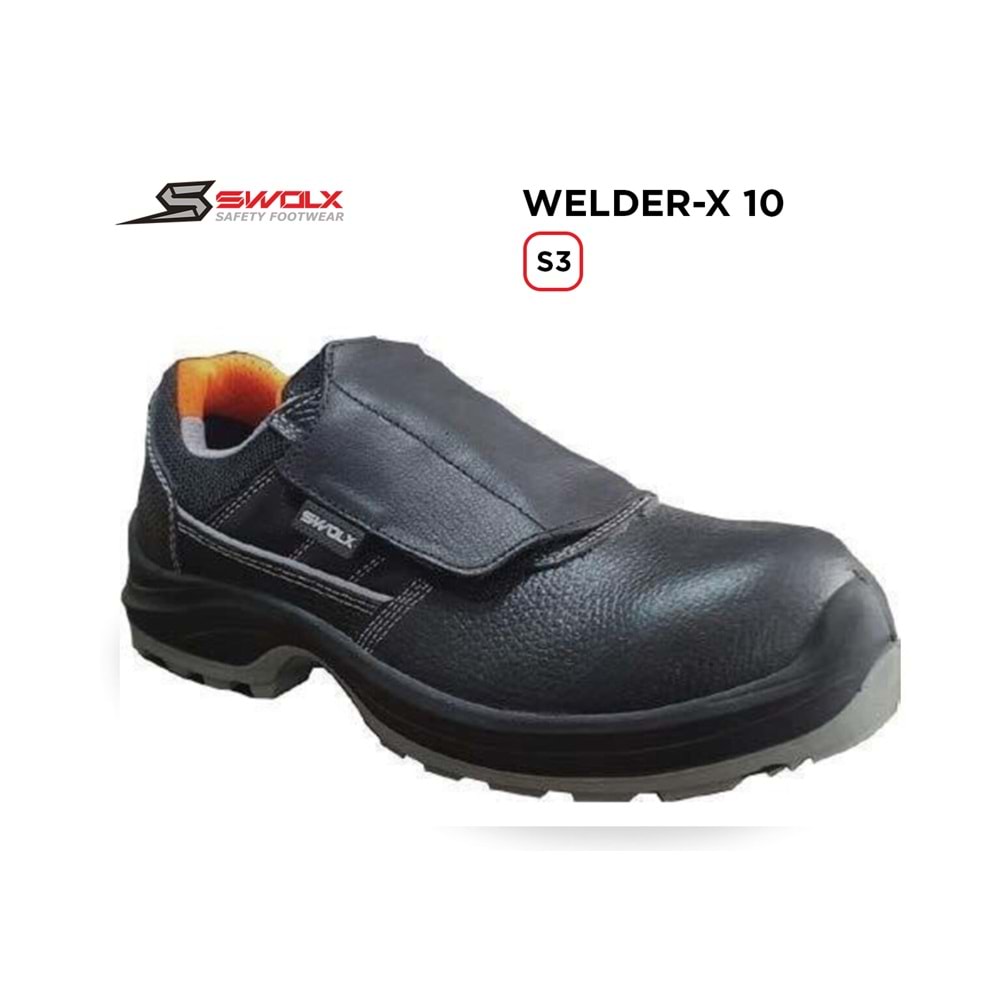 Swolx İş Ayakkabısı - Welder-X 10 S3 (Clas-x 10 K S3) Kaynakçı - 43