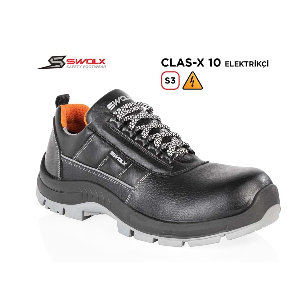 Swolx İş Ayakkabısı - Clas-X 10 S3 Elektrikçi - 43