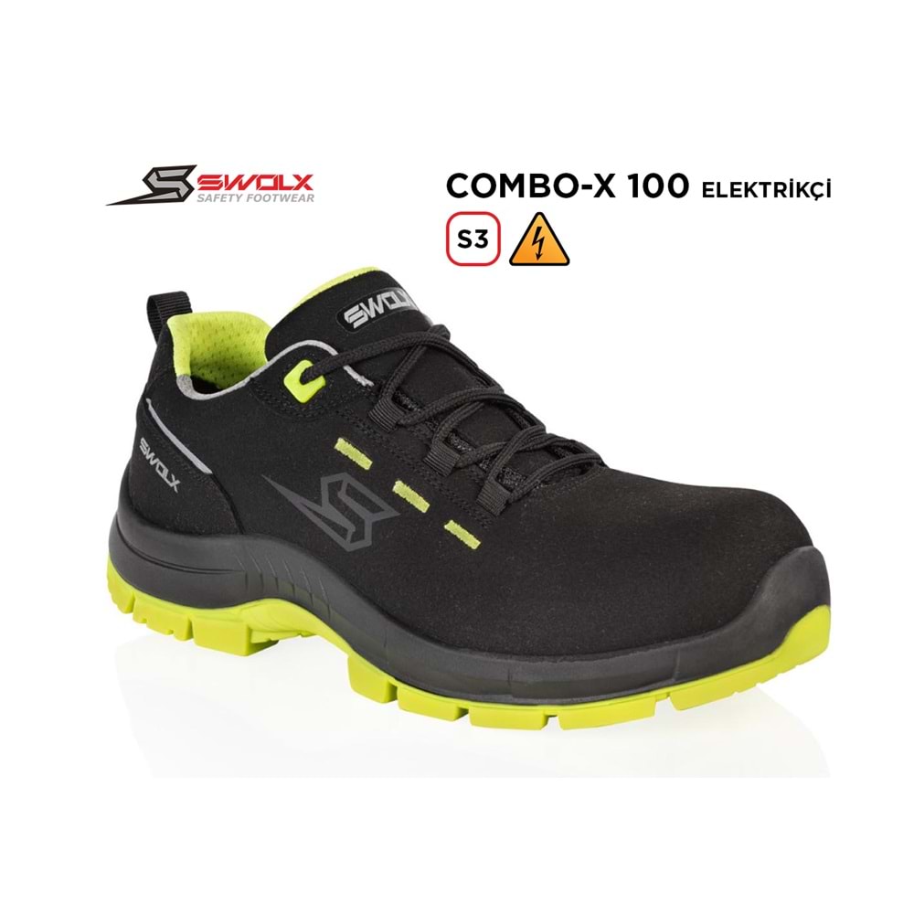 Swolx İş Ayakkabısı - Combo-X 100 S3 Elektrikçi - 45