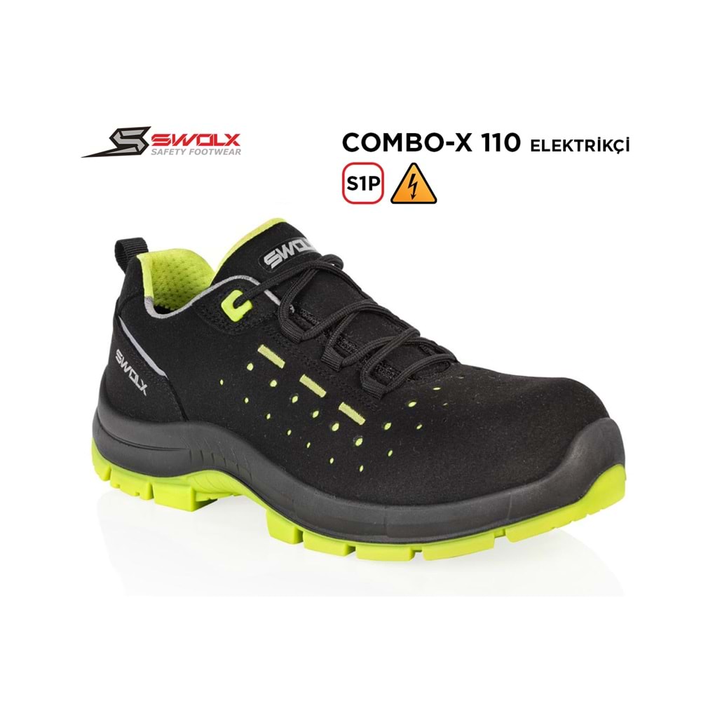 Swolx İş Ayakkabısı - Combo-X 110 S1P Elektrikçi - 36