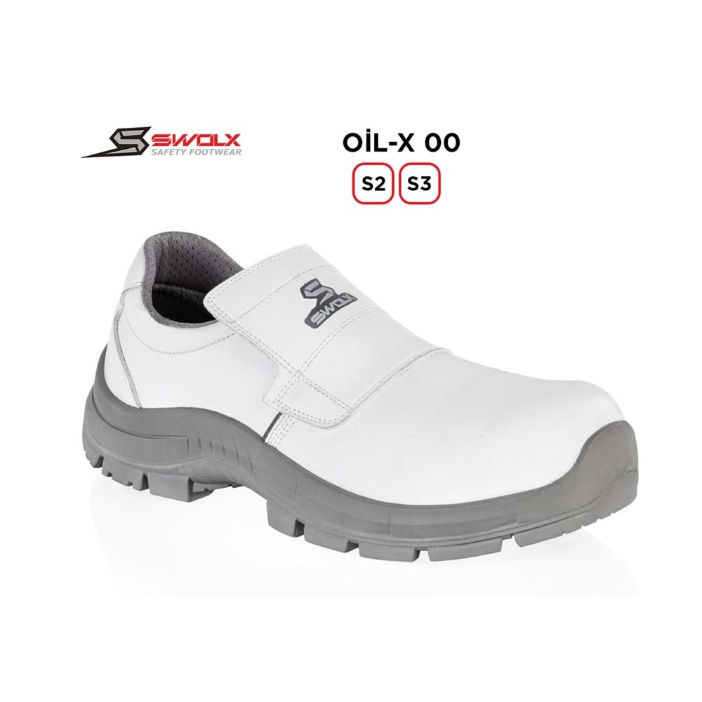 Swolx İş Ayakkabısı - Oil-X 00 S2 Beyaz - 43