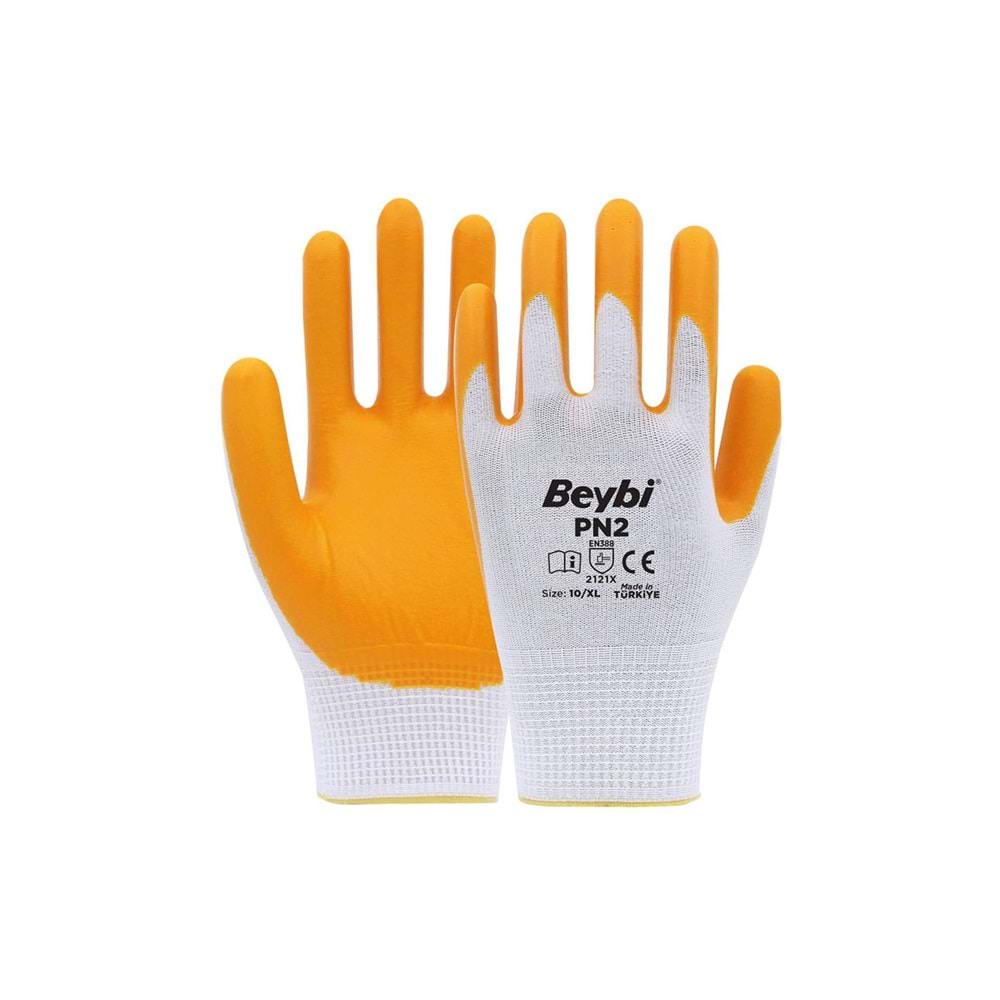 Beybi İş Eldiveni - Pn2 Sarı - 9