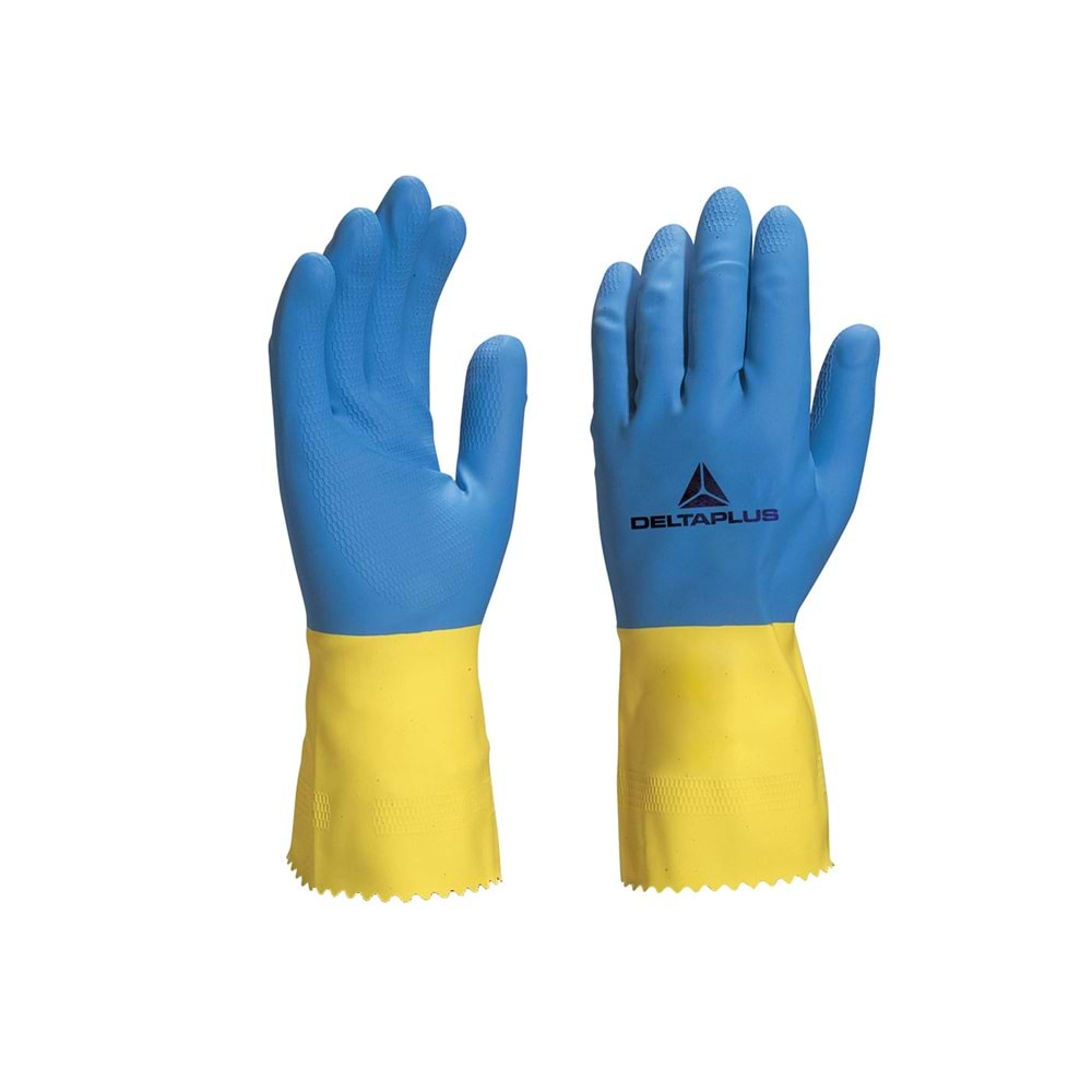 Deltaplus İş Eldiveni - DUOCOLOR VE330BJ0 - Sarı-Mavi - 9