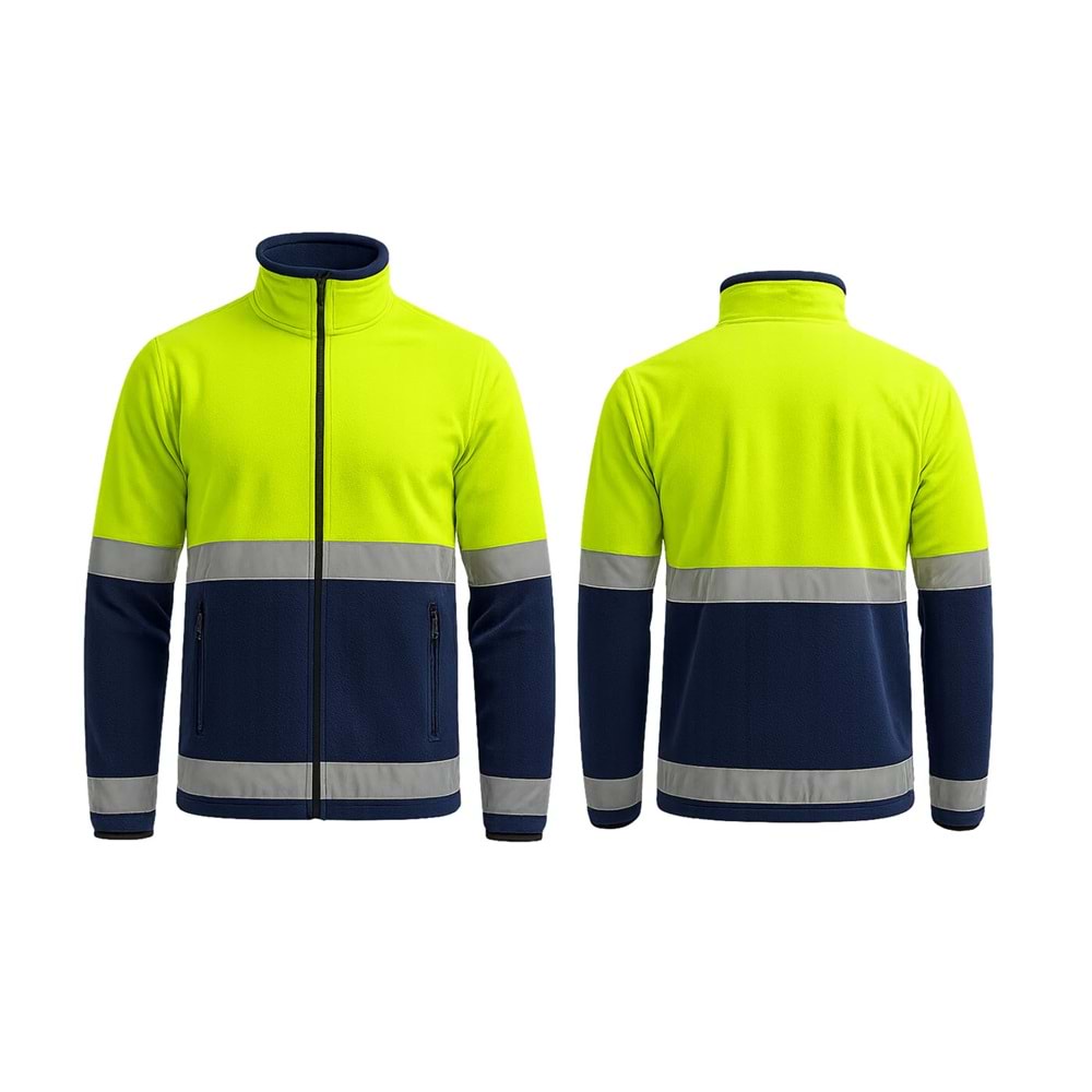 Polar Mont Refl. 2 Cepli - Neon Sarı-Lacivert - M