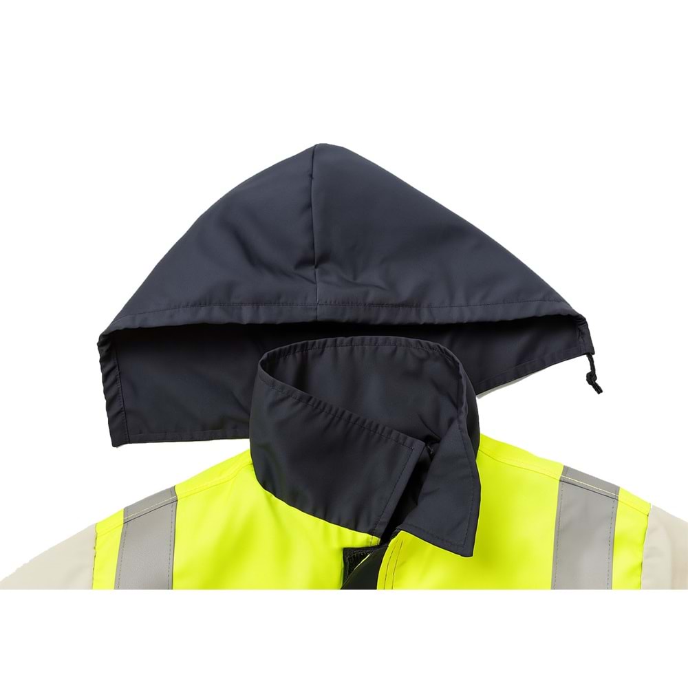 Kaban - Boran 3 Cepli Şapkalı Neon Sarı-Lacivert - M