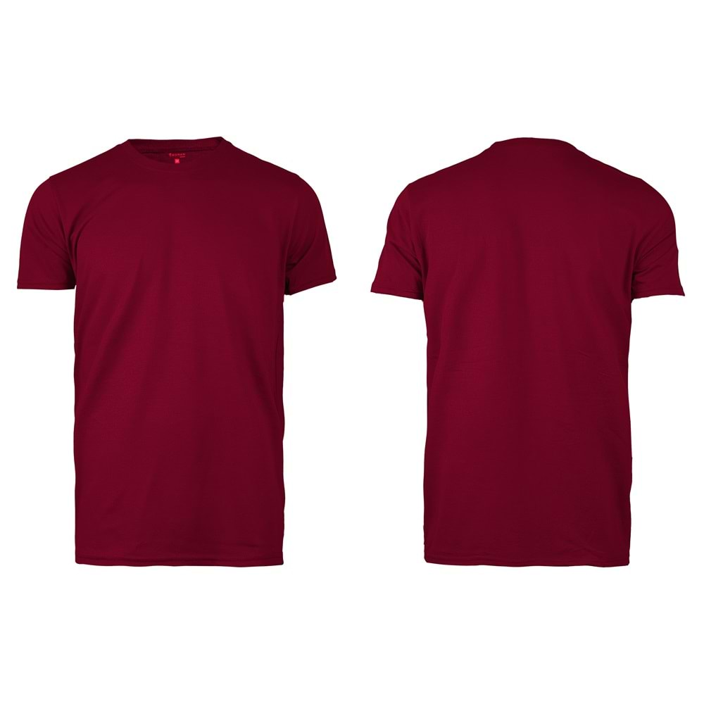 T-shirt TBK01 Bisiklet Yaka Kısa Kol - Lacivert - M