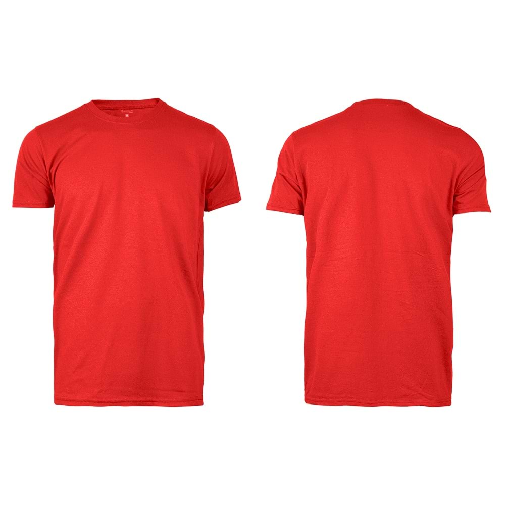 T-shirt TBK01 Bisiklet Yaka Kısa Kol - Lacivert - M