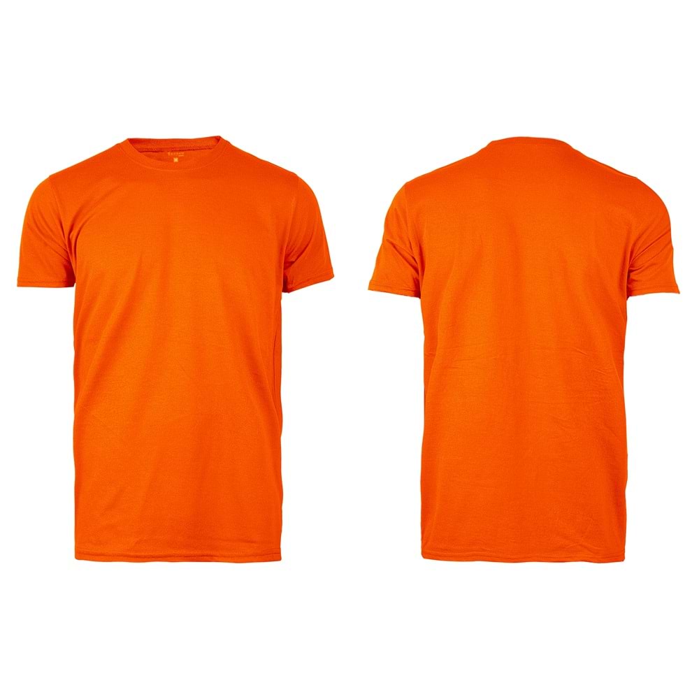 T-shirt TBK01 Bisiklet Yaka Kısa Kol - Lacivert - M