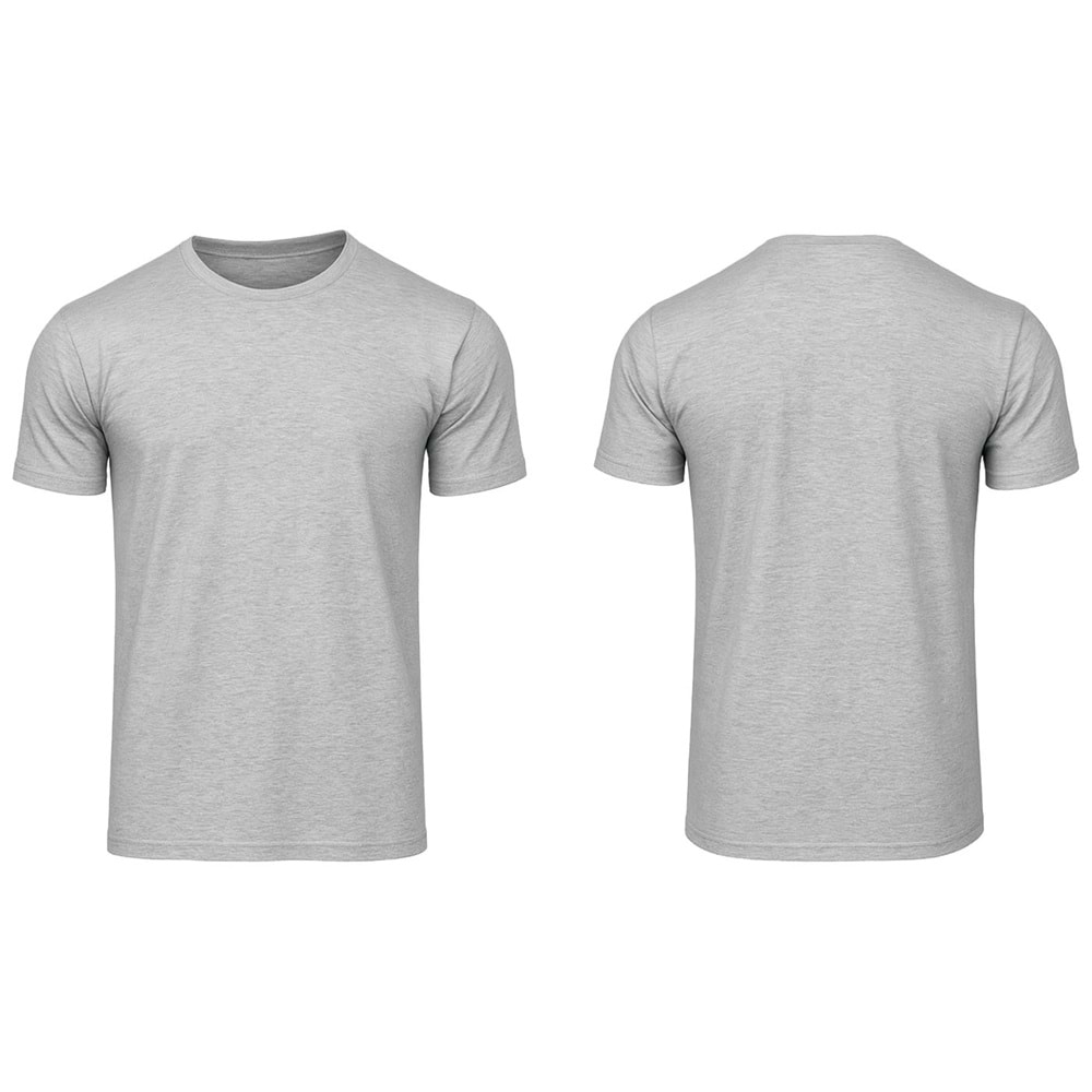 T-shirt TBK02 Bisiklet Yaka Kısa Kol - Siyah - L