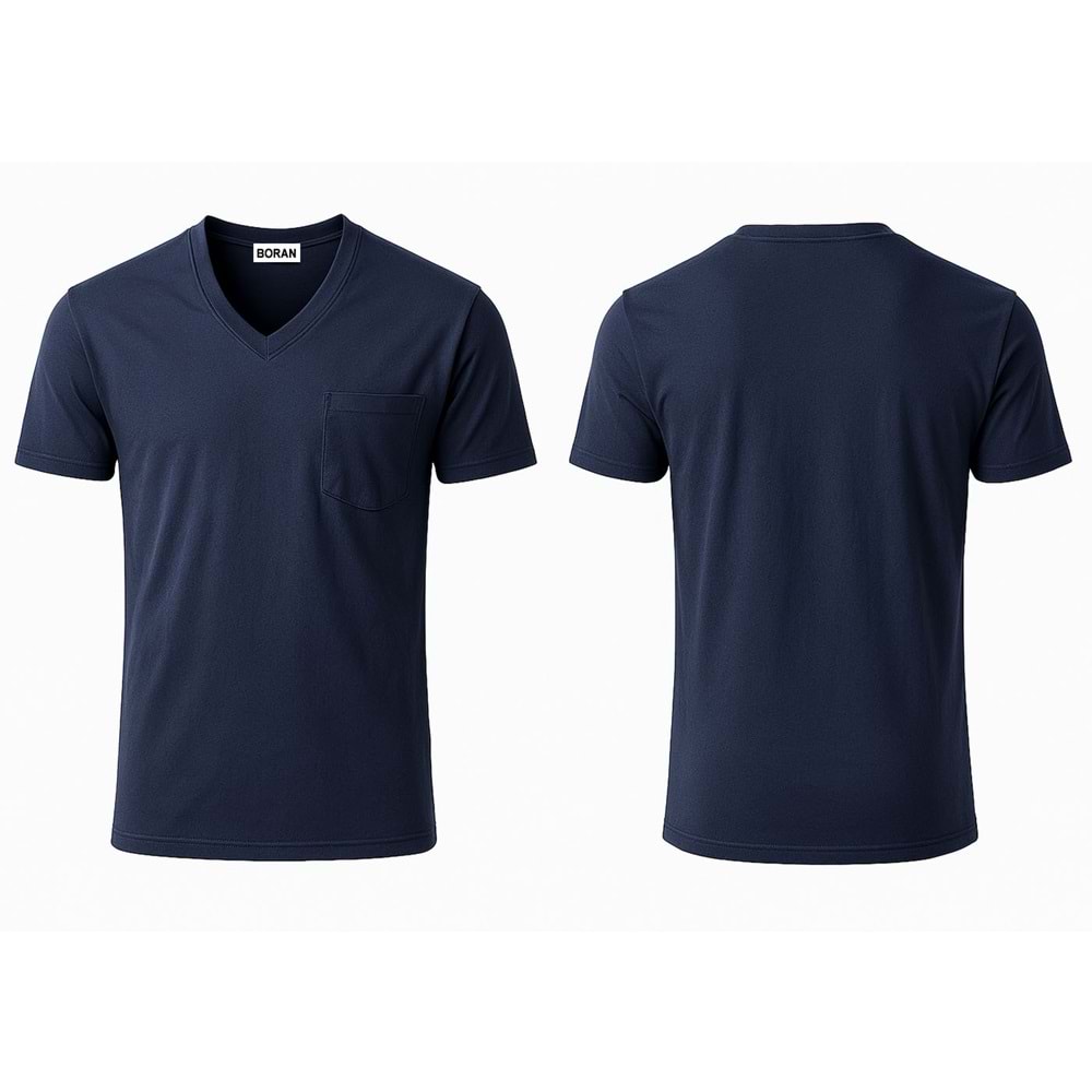 T-shirt TVK01 V Yaka Kısa Kol - Grimelanj - M