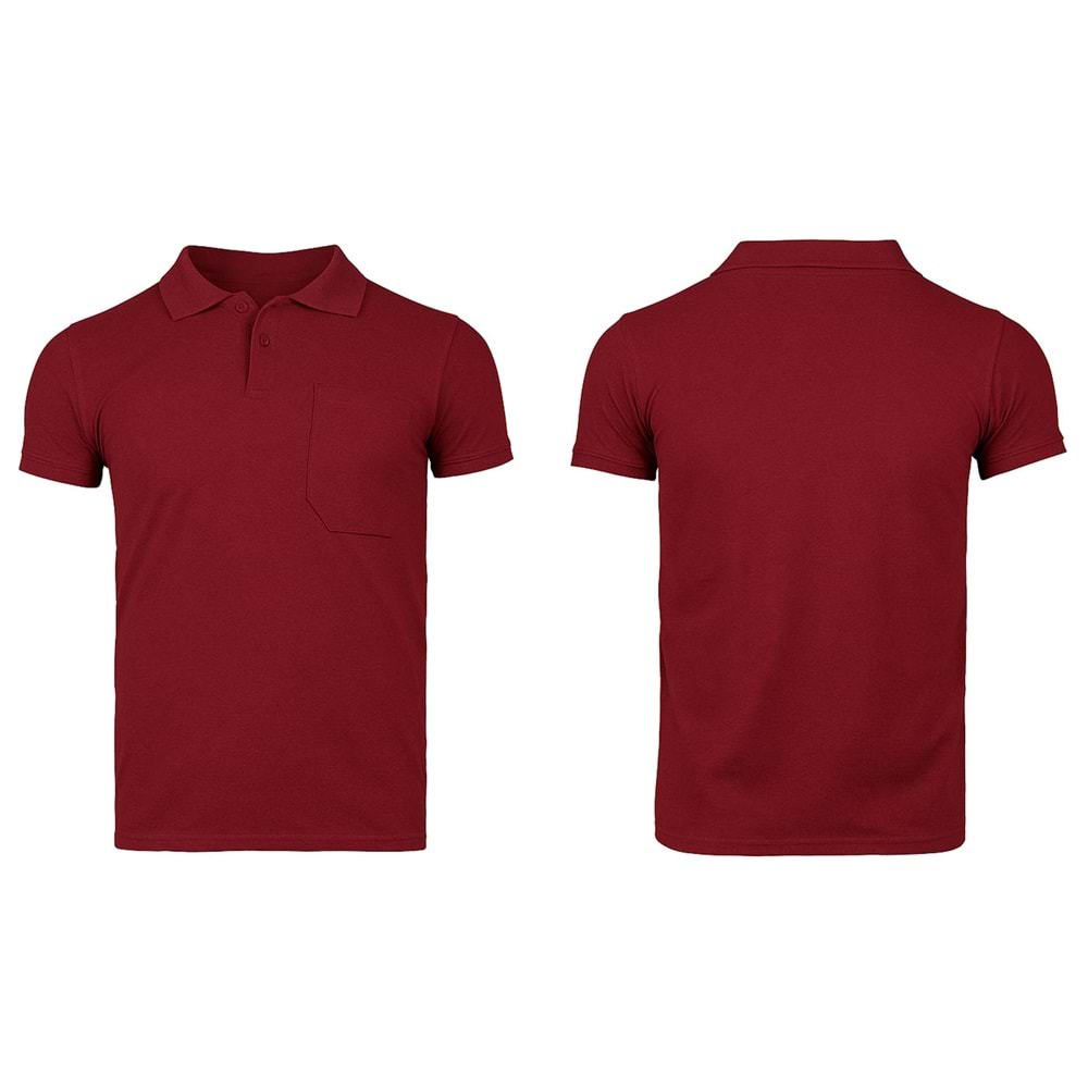 T-shirt TPK12 Polo Yaka Kısa Kol - Siyah - L
