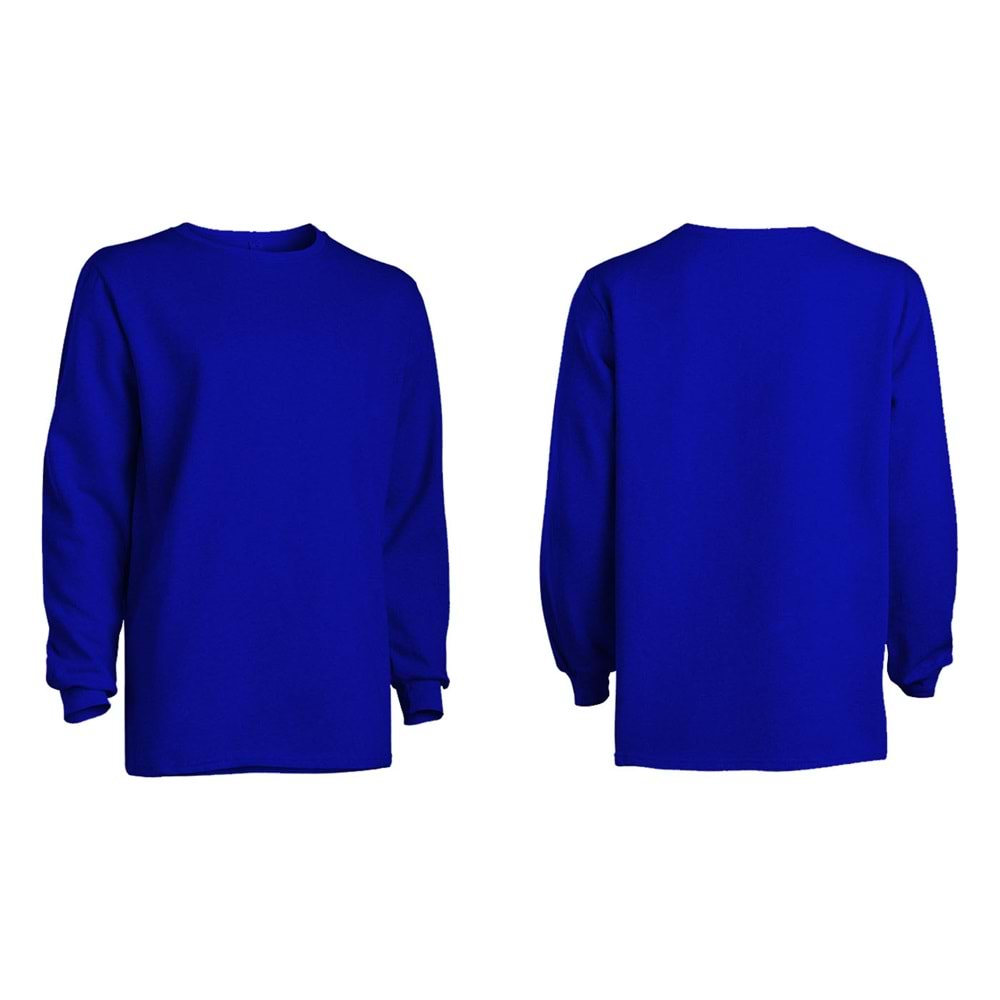 Sweatshirt SBU30 Bisiklet Yaka - Saks Mavi - XXS