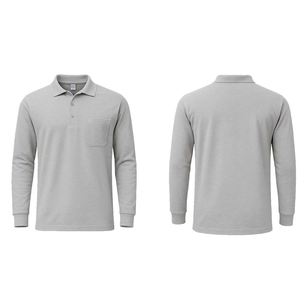 Sweatshirt SPU30 Polo Yaka - Lacivert - L
