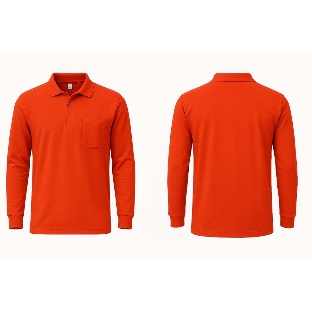 Sweatshirt SPU30 Polo Yaka - Lacivert - L