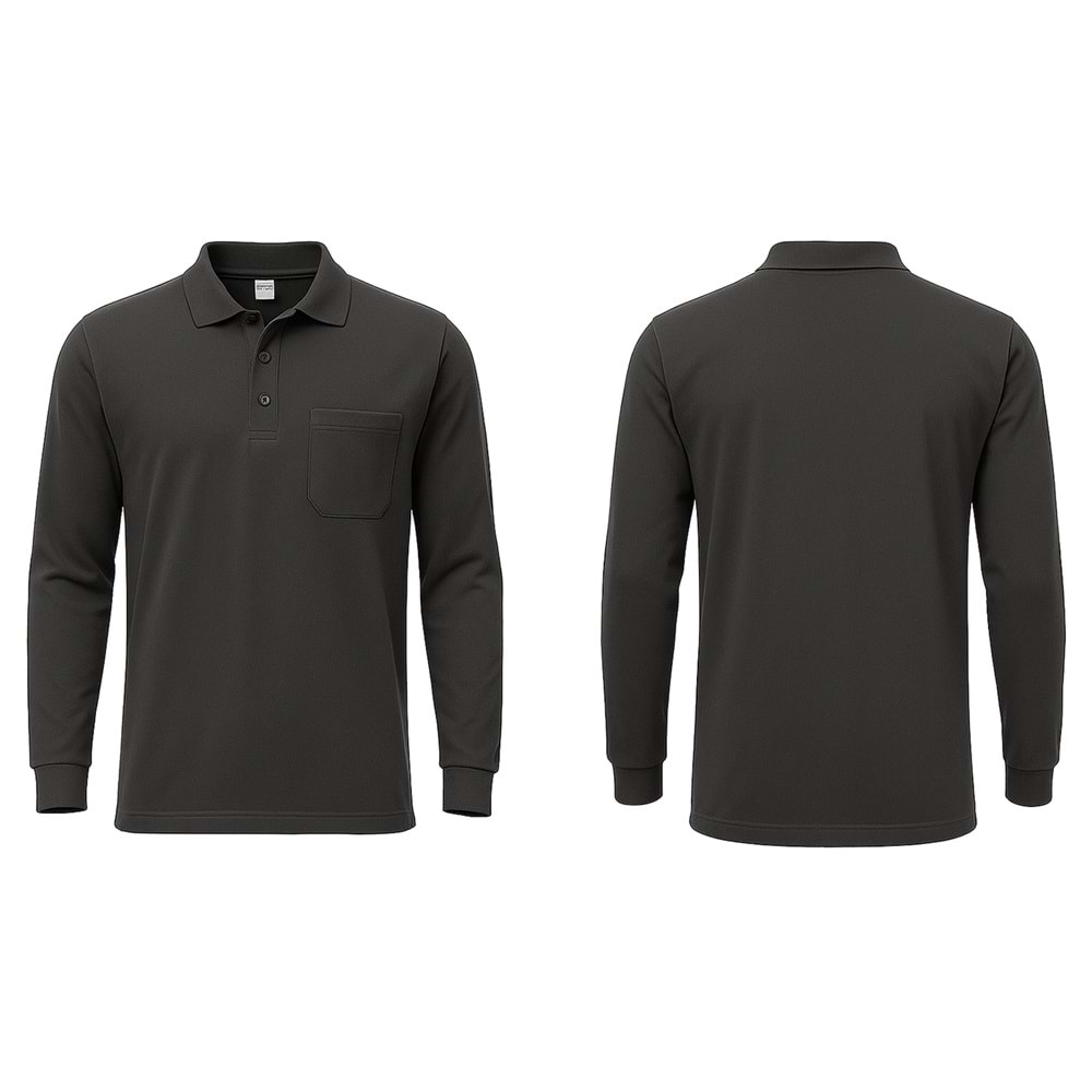 Sweatshirt SPU30 Polo Yaka - Lacivert - L