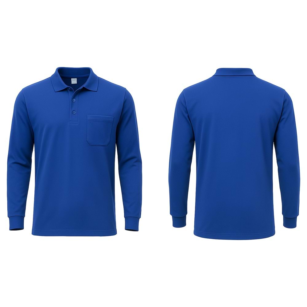 Sweatshirt SPU30 Polo Yaka - Lacivert - L
