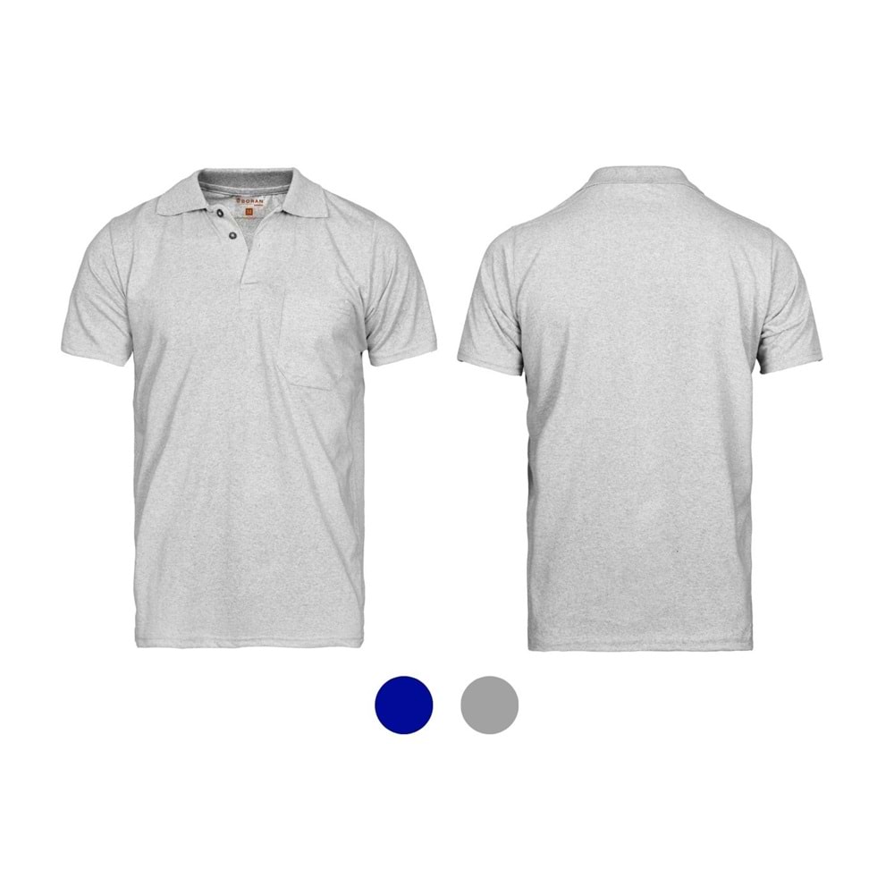 T-shirt TPK01 Polo Yaka Kısa Kol - Lacivert - Battal