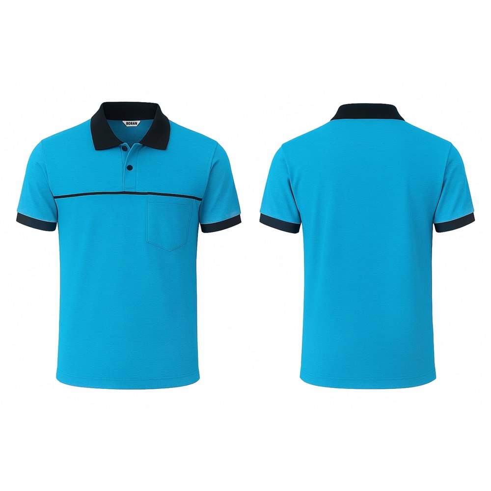 T-shirt TPK10-02 Polo Yaka Kısa Kol - Grimelanj - L