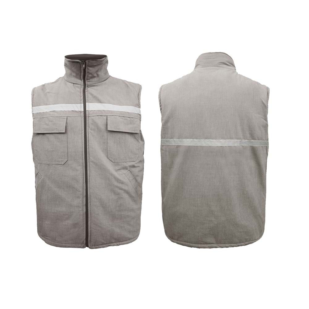 Yelek YET40 - Gri - XL