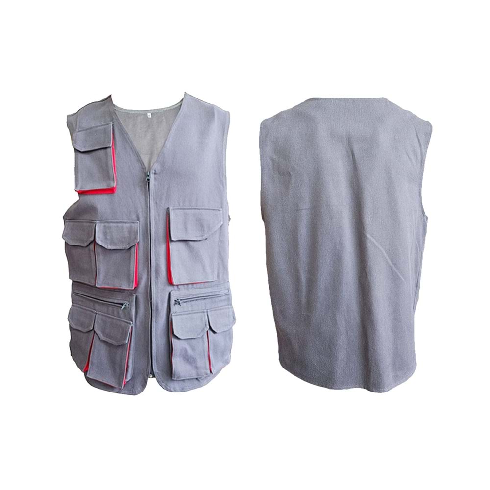 Yelek YEZ40-01 - Gri - XXS