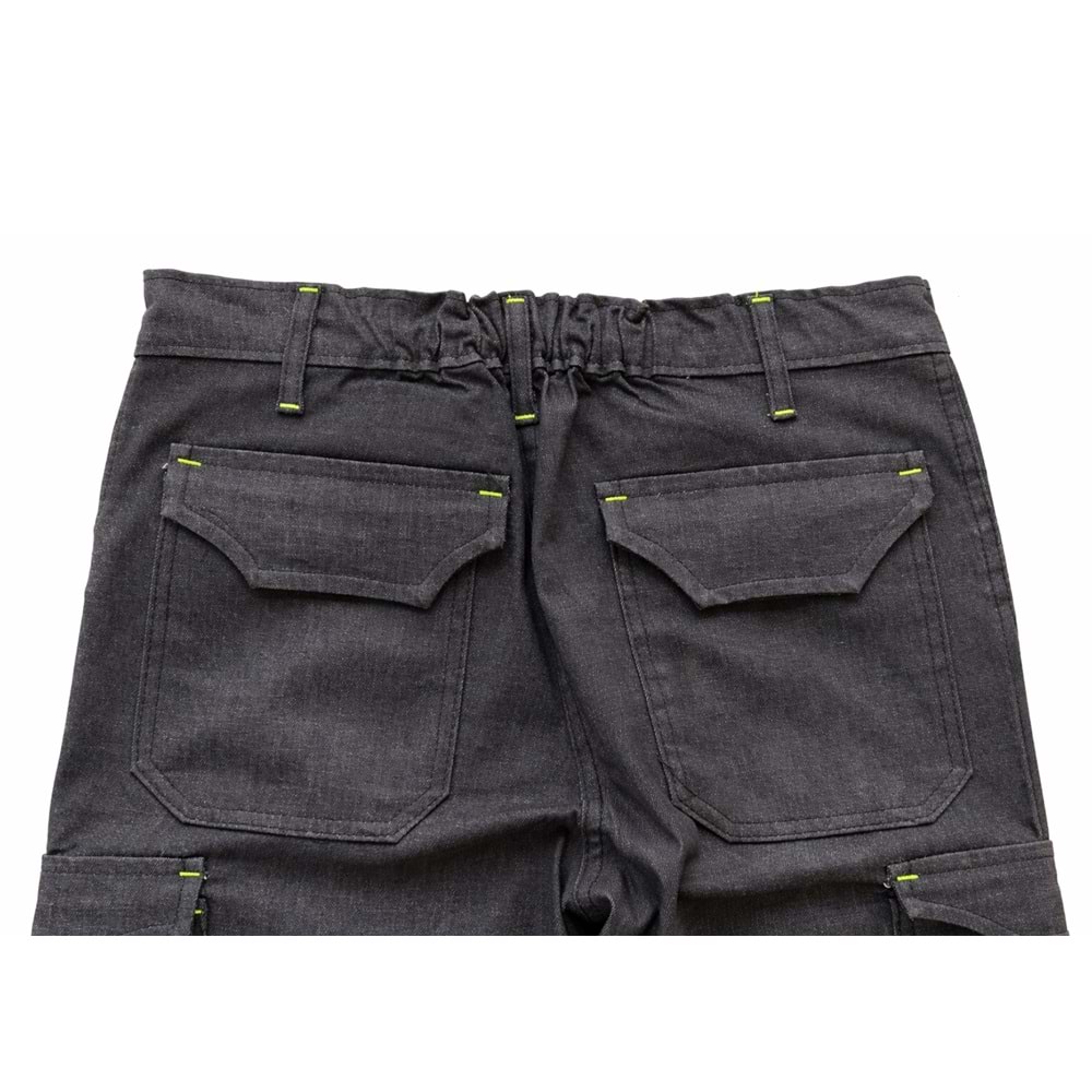 Pantolon PAN43-01 - Antrasit-Neon Sarı - XL