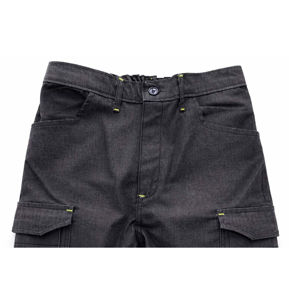 Pantolon PAN43-01 - Antrasit-Neon Sarı - XL