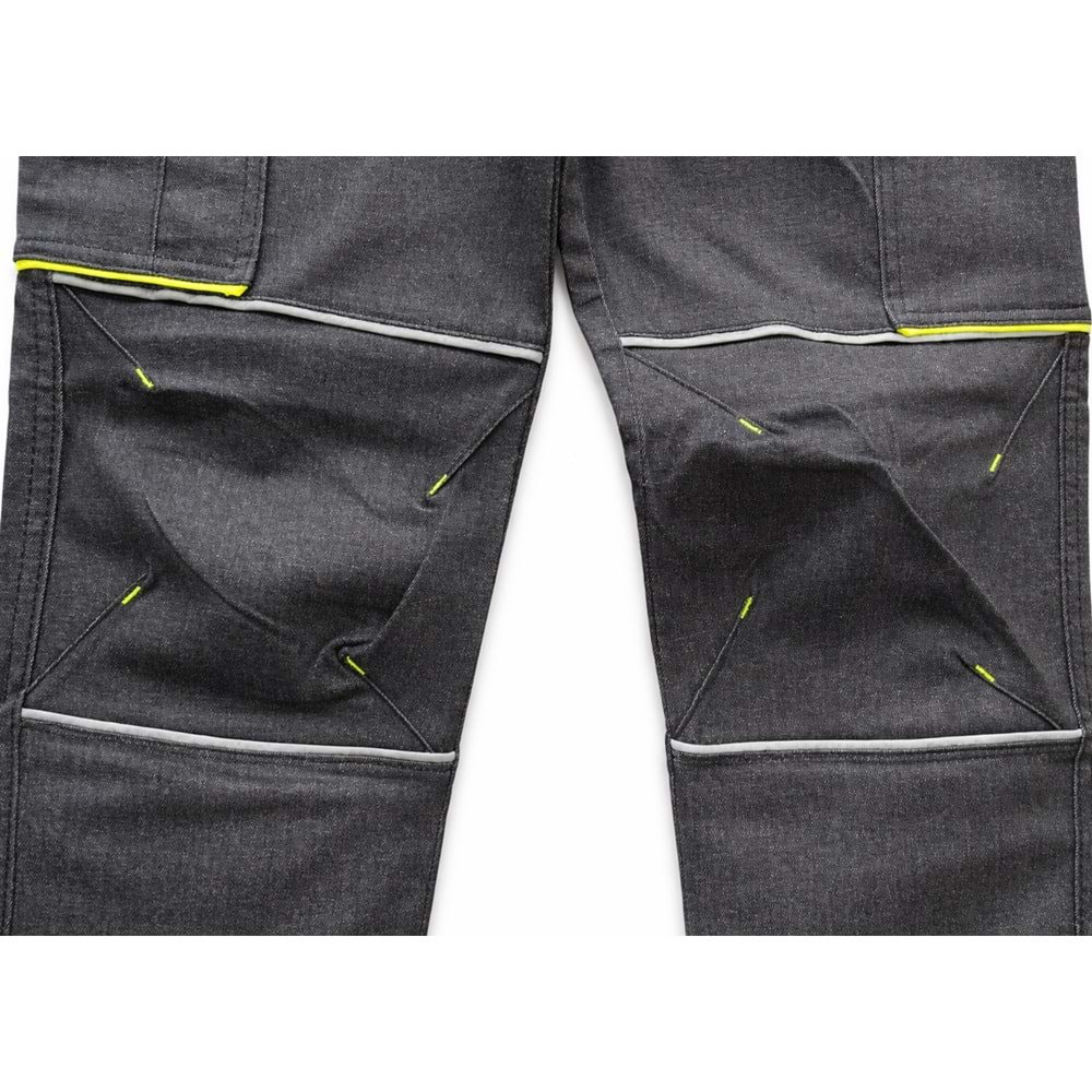 Pantolon PAN43-01 - Antrasit-Neon Sarı - XL