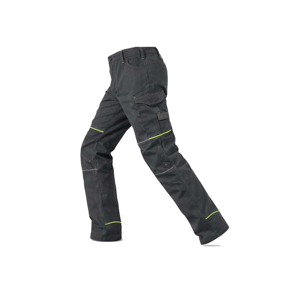 Pantolon PAN43-01 - Antrasit-Neon Sarı - XL