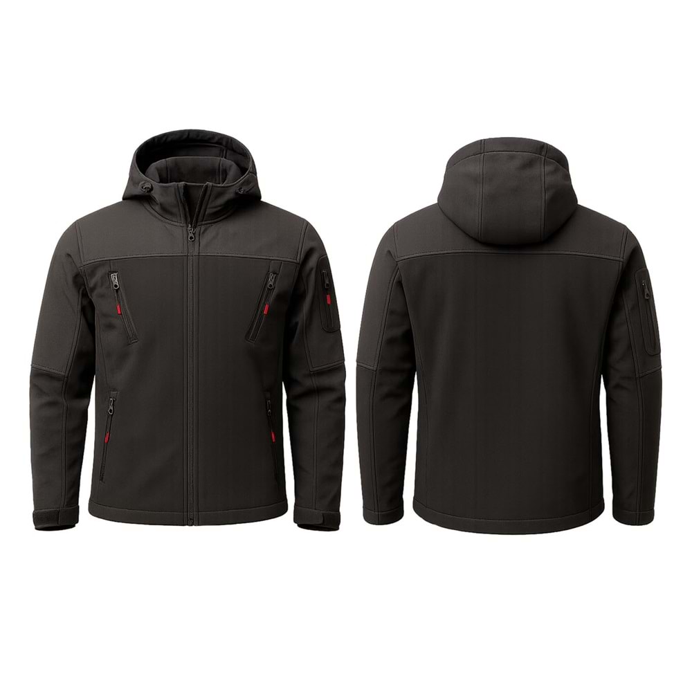 Mont MOT47-01 - Siyah-Gri - L