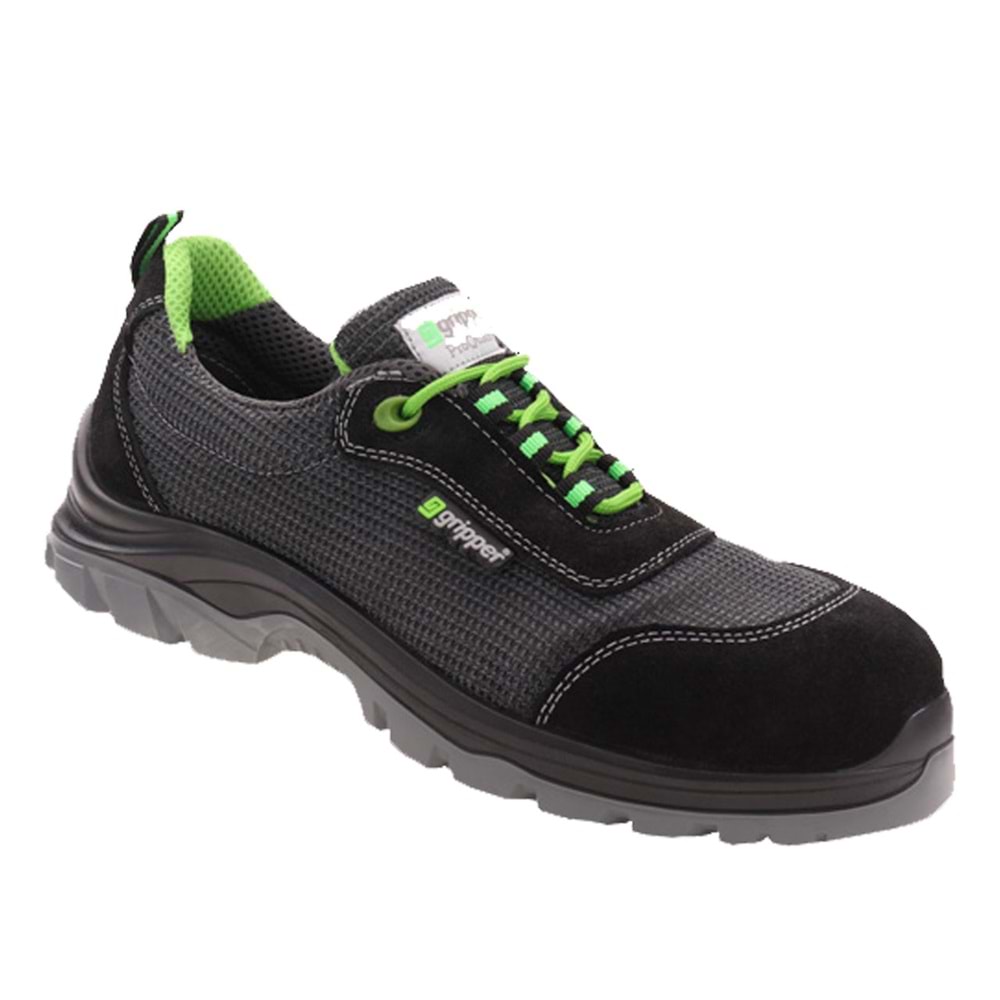 Gripper İş Ayakkabısı - Yukon Gpr-174 S1 Black-Green - 45