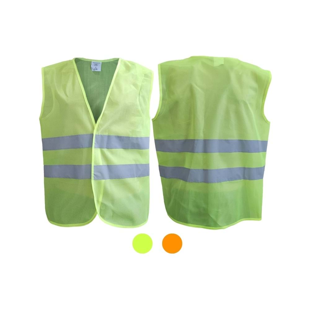 İkaz Yeleği IYS51 - Neon Sarı - XXS