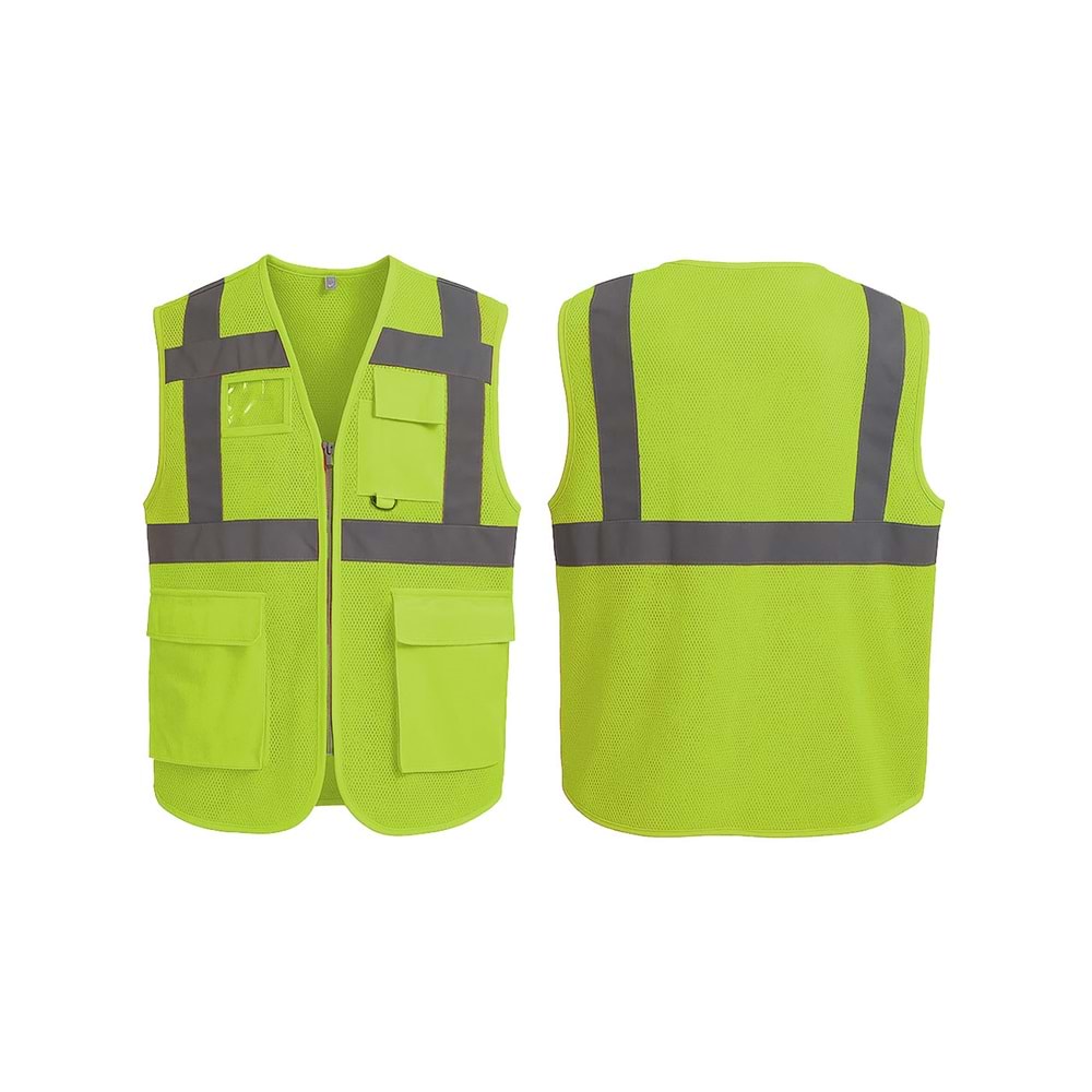 İkaz Yeleği IYM51-01 - Neon Turuncu - XXL