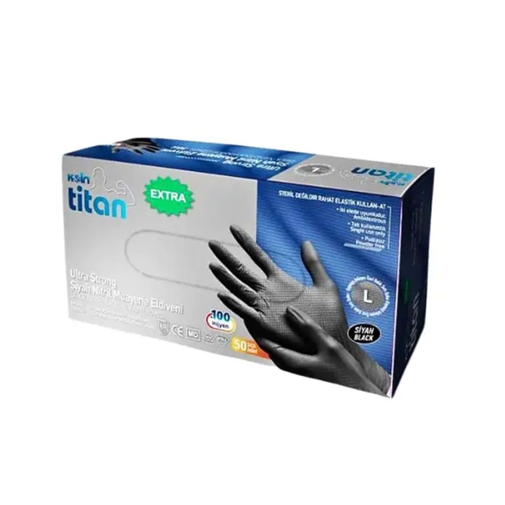 Koinsmh İş Eldiveni Titan Siyah Extra Kalın İş Eldiveni - 8