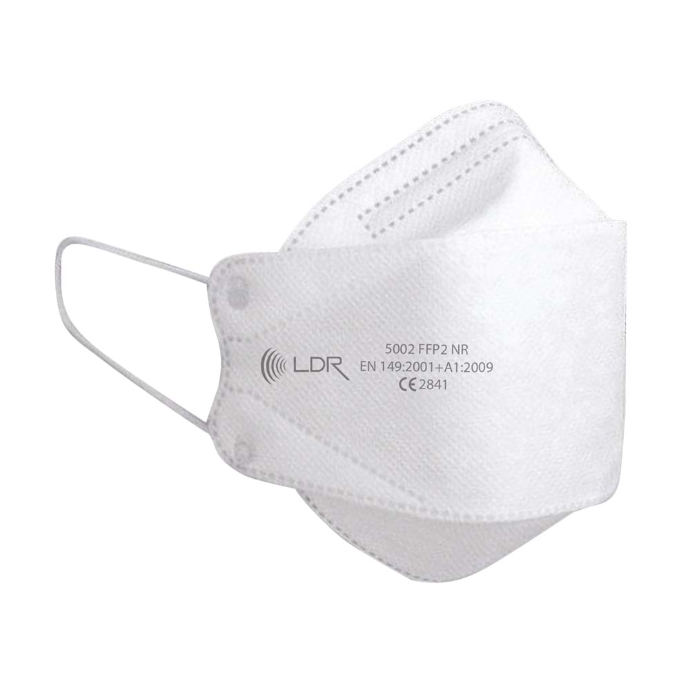 Ldr 5002 Ffp2 Nr V Ventilsiz Maske Beyaz