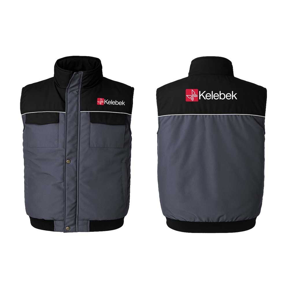 Yelek Oxford Dogtas Kelebek Montor - Lacivert - L