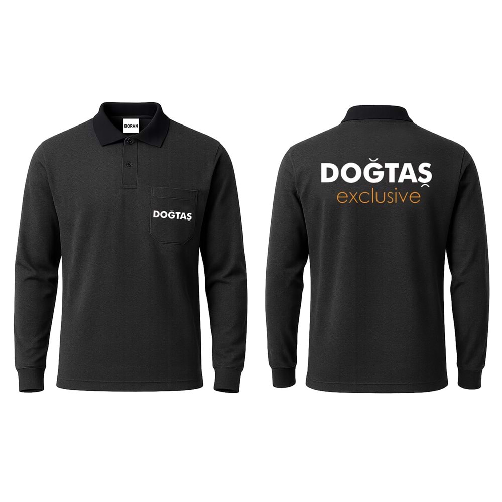 Sweatshirt Dogtas Kelebek Montor - Antrasit-Kırmızı - L