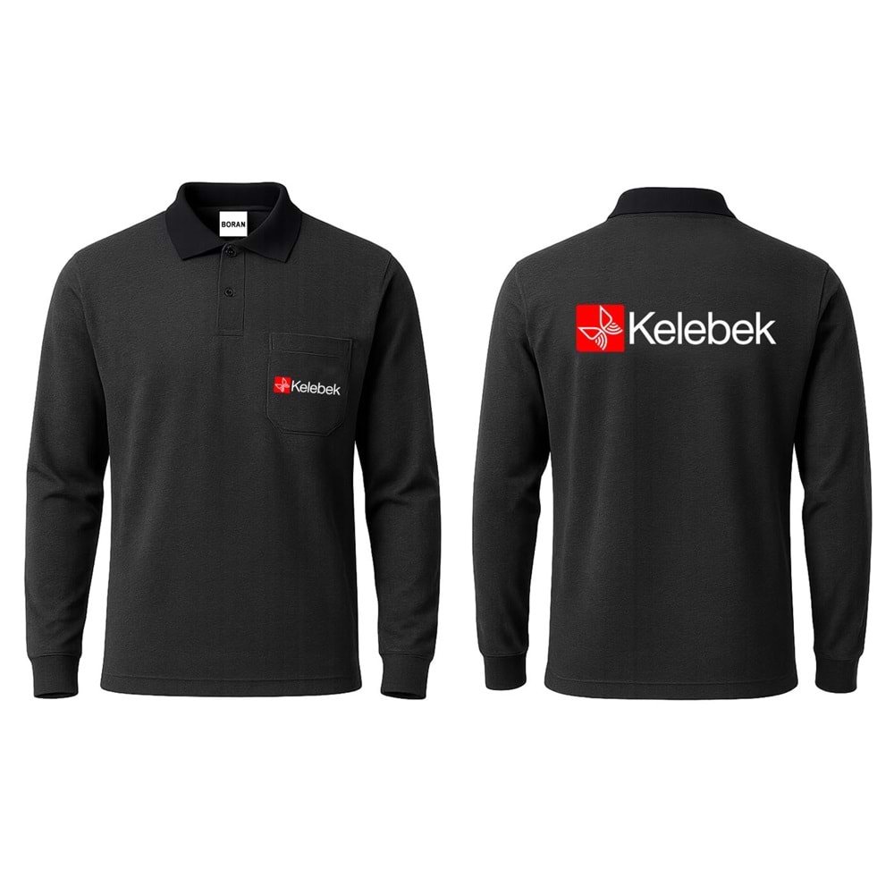 Sweatshirt Dogtas Kelebek Montor - Antrasit-Kırmızı - L