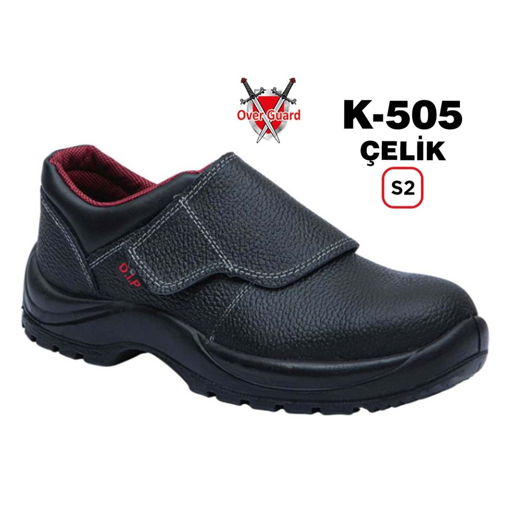 Overguard İş Ayakkabısı Çelik Burunlu Kaynakçı DİP K-505 S2 - 40