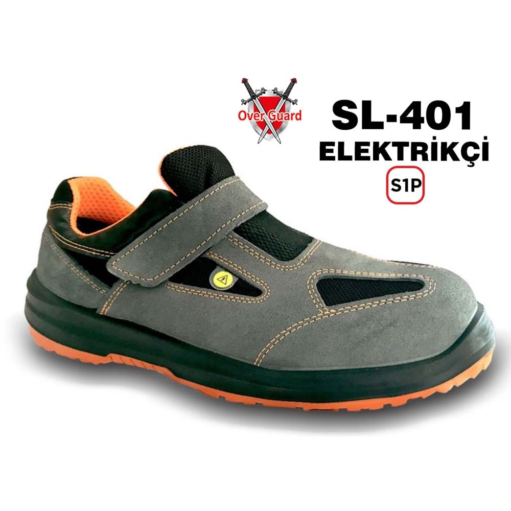 Overguard İş Ayakkabısı SL-401 S1P Elektrikçi - 39