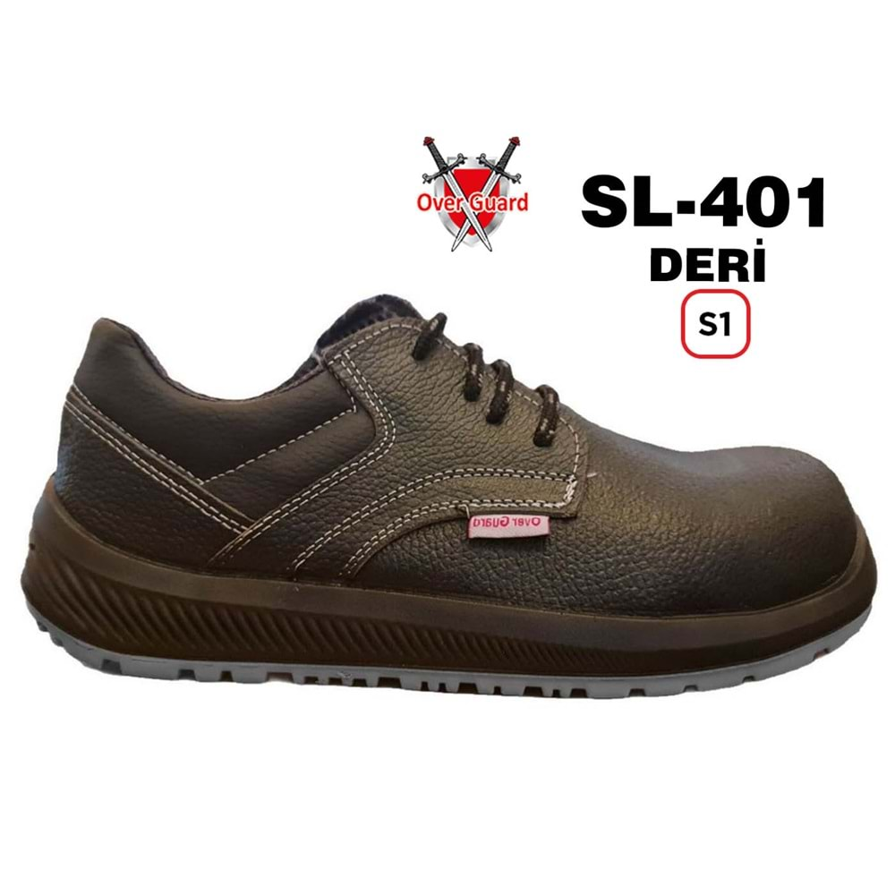 Overguard İş Ayakkabısı Kompozit Burunlu Deri SL-401 S1 - 42