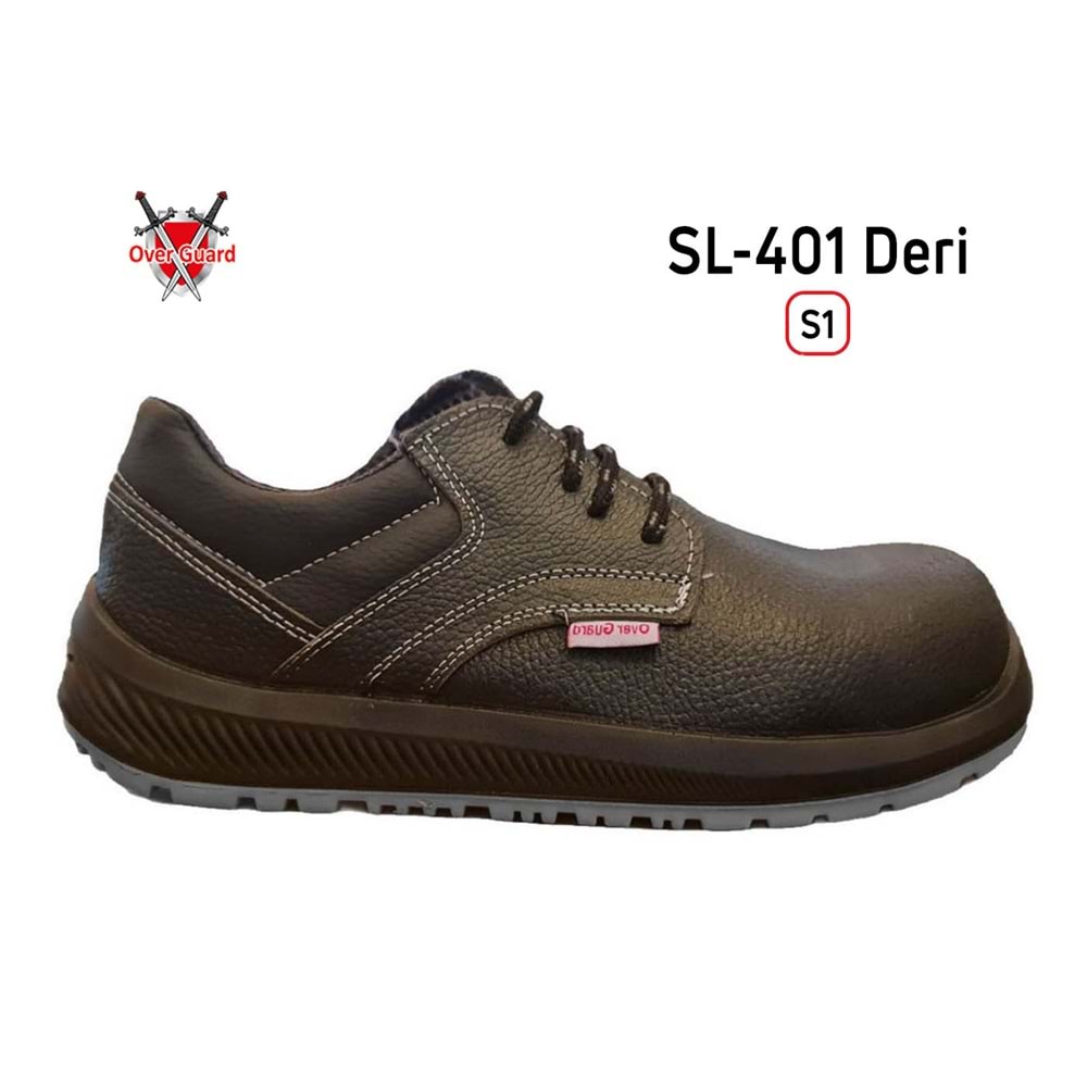 Overguard İş Ayakkabısı Kompozit Burunlu Deri SL-401 S1 - 42