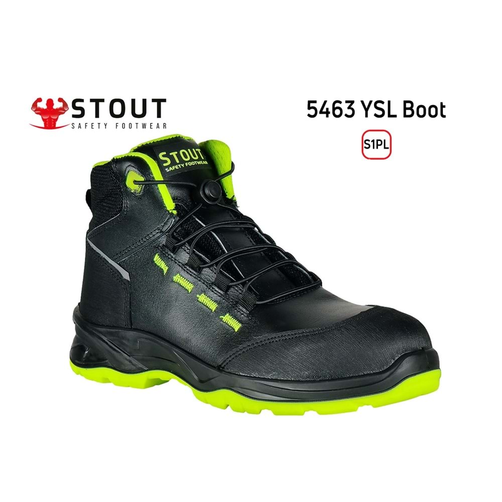 Stout İş Ayakkabısı Kompozit Burunlu EPL 5463 S3 YSL - 42
