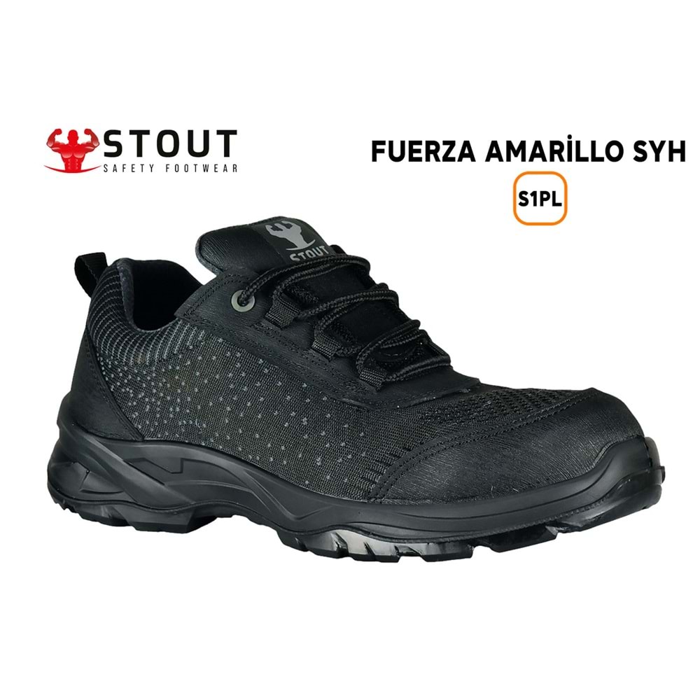 Stout İş Ayakkabısı Kompozit Burunlu DD 52 Fuerza Amarillo S1P SYH - 38