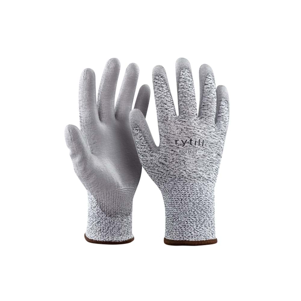 Rytill İş Eldiveni - PU 13CL - Gri - 10